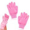 1 Pair Castor Oil Pack Wrap for Hand, Castor Oil Applicator, Washable Moisturizing Gloves for Wrist Arthritis and Carpal Tunnel, for Repairing Dry Cracked Moisturize Soften view 1