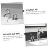 BESPORTBLE 2pcs Aluminum Alloy Facial Razor Stand Shaving Brush Holder Men's Razor Brush Rack Storage Bathroom Stand view 3