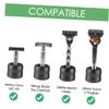 BESPORTBLE 2pcs Aluminum Alloy Facial Razor Stand Shaving Brush Holder Men's Razor Brush Rack Storage Bathroom Stand view 4