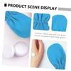 BESPORTBLE 3pairs Moisturizing Gel Gloves Essential Oils for Treatment Reusable Thermal Mittens for Nourishing Dry Skin Exfoliating Care Gloves for Nighttime Use view 3
