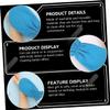 BESPORTBLE 3pairs Moisturizing Gel Gloves Essential Oils for Treatment Reusable Thermal Mittens for Nourishing Dry Skin Exfoliating Care Gloves for Nighttime Use view 4