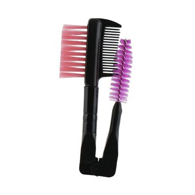 LIFKOME Double-ended Eyebrow Comb for Makeup Lashes Detangler Brush for Eyebrow Makeup Beauty Brush Random Color