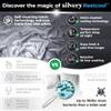 Silvery Restcool Silver Infused Bed Sheets Set - Award-Winning Self-Cooling Fabric for Hot Sleepers with Self-Cleaning Silvery Technology That Stays Fresh 3X Longer (Gray, Full) view 2