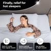 Silvery Restcool Silver Infused Bed Sheets Set - Award-Winning Self-Cooling Fabric for Hot Sleepers with Self-Cleaning Silvery Technology That Stays Fresh 3X Longer (Gray, Full) view 3