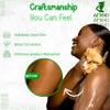 AFRIKI African Net Sponge  Exfoliating Body Scrubber, Black Owned & Rooted in Africa, All Skin Types | 45 in Long (Emerald Green) view 2
