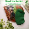 AFRIKI African Net Sponge  Exfoliating Body Scrubber, Black Owned & Rooted in Africa, All Skin Types | 45 in Long (Emerald Green) view 4