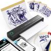 2025 New Wireless Tattoo Stencil Printer with 10 pcs of Transfer Paper,Tattoo Printer Machine for Tattoo Artists& Beginners,Compatible with Phone&PC view 1