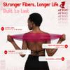 AFRIKI African Net Sponge  Exfoliating Body Scrubber, Black Owned & Rooted in Africa, All Skin Types | 45 in Long (Rose Gold) view 3
