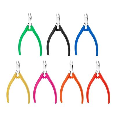 LZYXFP Fingernail Toenail Pedicure Pliers Nail Art Cuticle Nippers Trimming Dead Skin Remover Tool Manicure Care(Green)