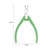 LZYXFP Fingernail Toenail Pedicure Pliers Nail Art Cuticle Nippers Trimming Dead Skin Remover Tool Manicure Care(Green) view 2