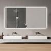 48x32in Frameless Bathroom Mirror with Light, LED Backlit Mirror, tri Color dimming, Anti Fog Function, Waterproof, Smart Sensor view 1