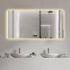 48x32in Frameless Bathroom Mirror with Light, LED Backlit Mirror, tri Color dimming, Anti Fog Function, Waterproof, Smart Sensor view 3