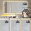 48x32in Frameless Bathroom Mirror with Light, LED Backlit Mirror, tri Color dimming, Anti Fog Function, Waterproof, Smart Sensor view 4