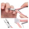 LZYXFP Nail Cuticle Nipper Clipper Cutter Scissor Trimmer Cuticle Dead Skin Remover Pedicure Nail Art Tool for Manicure(Rose Gold) view 2