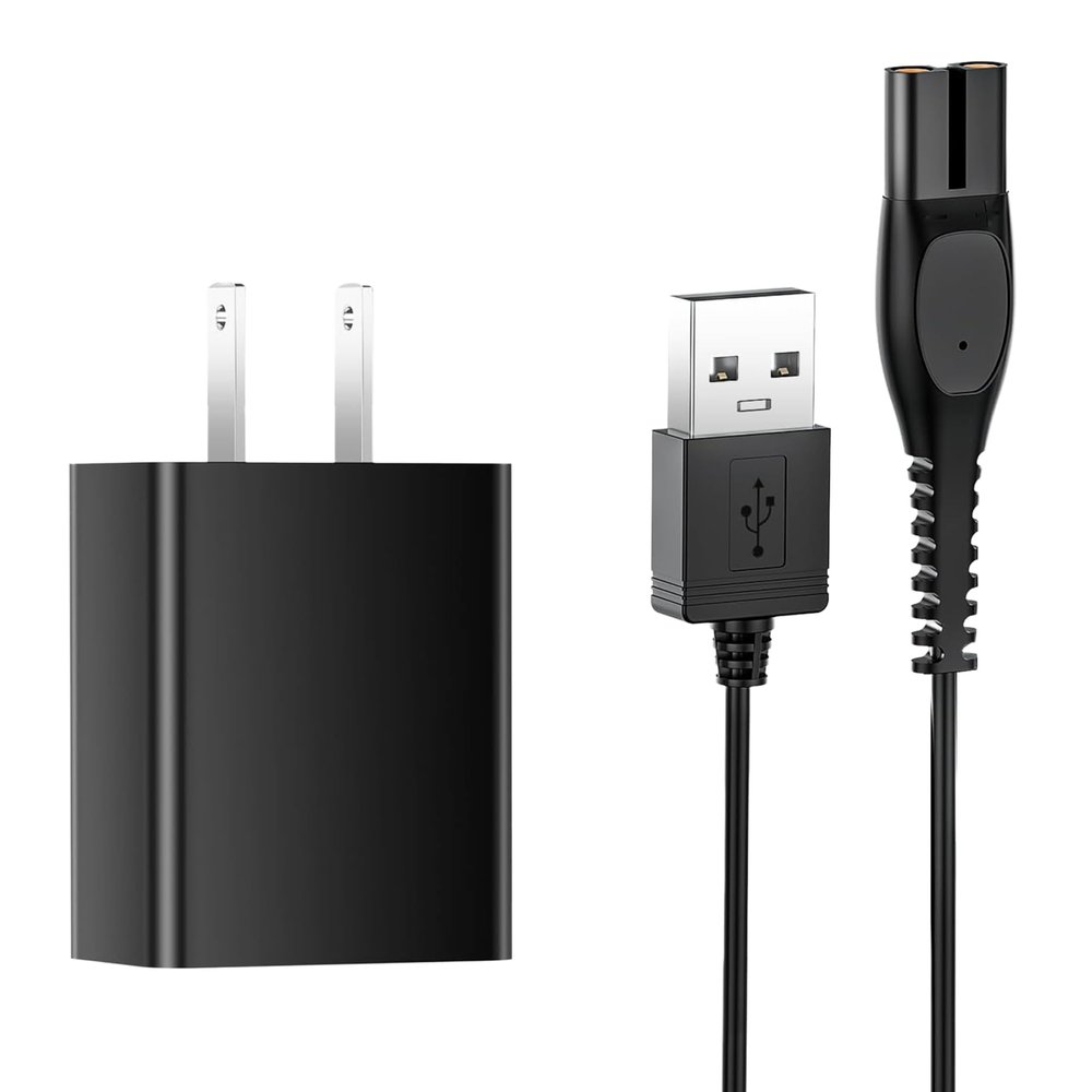 5V Charger for Philips Norelco Shaver 2400 3900 MG3919, Compatible with Phillips Norelco Wet & Dry Series 2000 5000 7000 3000 USB Charging Cable