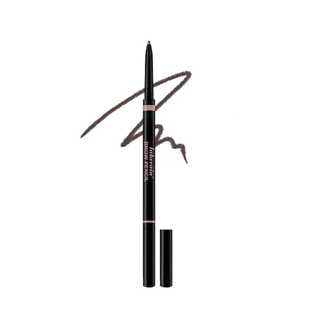 Eyebrow Pencil  Ultra-fine eyebrow pencil, precision nib and spool brush, filler sparse areas, natural eyebrow makeup, waterproof women's eyebrow pencil (01# Brown)