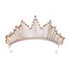 A Golden Fashion Crowns Wedding Hair Accessories Princess s Women Hair Jewelry Bride Party view 1