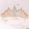 A Golden Fashion Crowns Wedding Hair Accessories Princess s Women Hair Jewelry Bride Party view 2