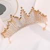 A Golden Fashion Crowns Wedding Hair Accessories Princess s Women Hair Jewelry Bride Party view 3