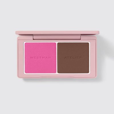 Westman Atelier Baby Cheeks + Face Trace Sculpting Powder Duo - Poppet/Ganache
