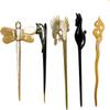 Marycrafts Set 5 Buffalo Horn Hair Sticks Hair Fork Hair Accessories for Women view 1