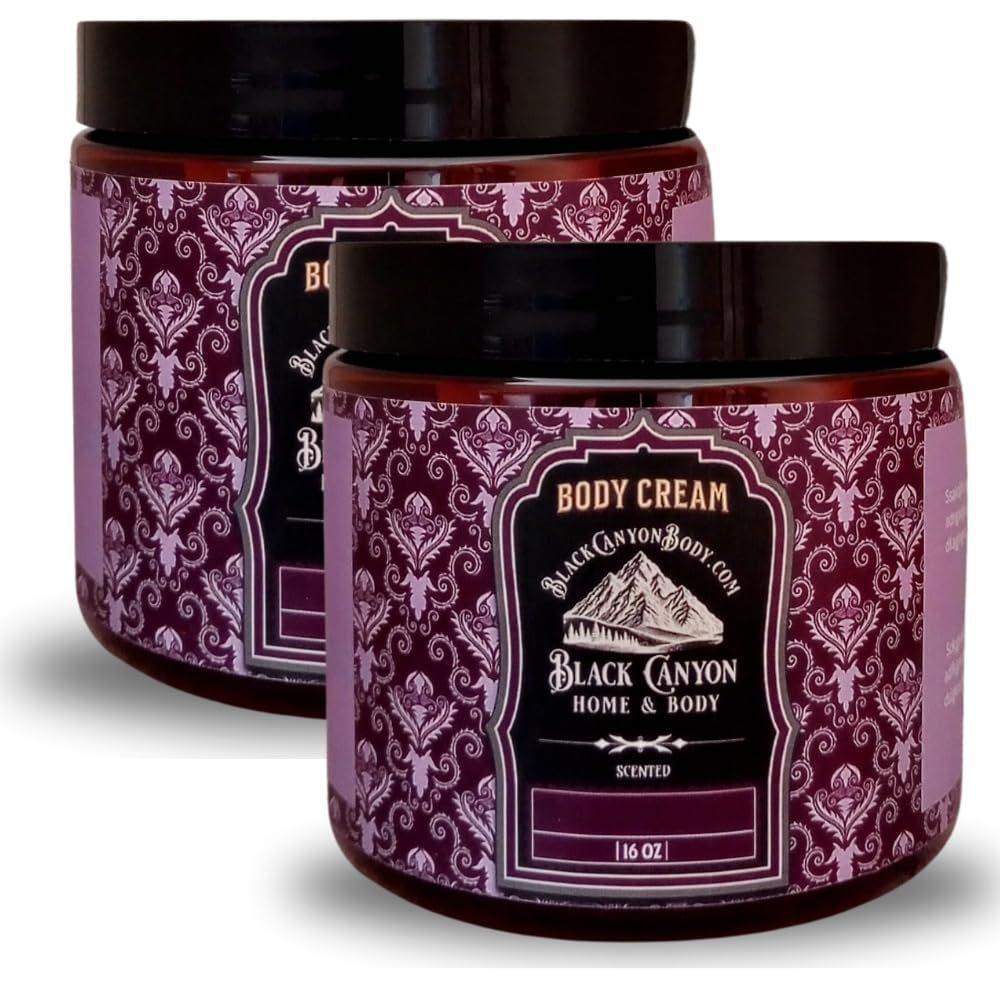 Black Canyon Lemon & Lavender Scented Body Cream, 16 Oz (2 Pack)