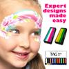 1 Stroke Palette 10 x 10g Face and Body Paint view 3
