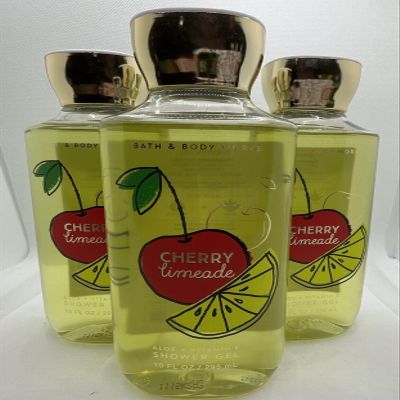 3 Cherry Limeade Hair Face bath & Body Wash Shower Gel 10 oz