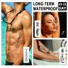Blessing FengShui Talisman Tattoo - Body Energy Armor for Peace & Protection | 15-Day Waterproof Back/Arm/Leg Decal | Wu Xing Element Activation (Classic Black) view 2