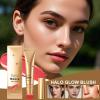 Contour Beauty Wand, Sculpt Tape & Blush Tape 2-in-1 - Blush and Bronzer, Liquid Face Concealer Contouring with Cushion Applicator, Liquid Contour Makeup Pen for Women Girls view 3