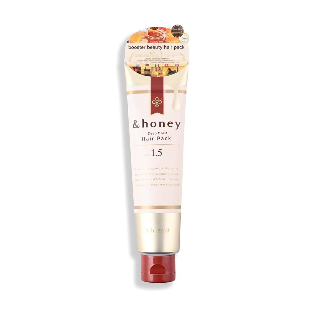 GASHINA STORY Vicrea &-Honey Hair Mask 130g - Japanese Deep Moist Hair Pack Step 1.5 - Deep Conditioning & Hydrating - Moisturizing Honey Mask for Frizzy, Damaged, dry Hair