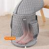 TT-YEL Knee Height Portable Foot Bath, Foldable Foot Soaking Bucket with Handle, Foot Spa for Men And Women, Travel Foot Bath Foot Washing Bag, Foot Care Foot Bath Bucket,Gray view 4