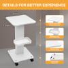 Rolling Trolley Cart, Professional SPA Beauty Salon Equipment Machine Organizer Stand with Wheels and Tray for Beauty Salons, Hairdressers Store Various Instruments, Tools view 2