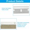 ISDVBUY 20 Pack Carbon Steel Razor Blades, Straight Edge Replacement Blades Heavy Duty Utility Blade, Sharp Blade for Scraping Box Cutting Glass and Paint Removal view 4