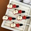 Apple Hair Clips Cute Star Hair Barrettes for Women Kawaii Cartoon Hair Accessories 2PCS (Apple01) view 4