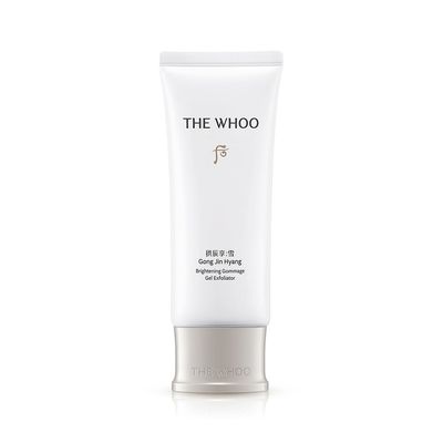 THE WHOO Gong Jin Hyang Brightening Gommage Gel Exfoliator | Smoothing & Radiance-Refining Exfoliator with Niacinamide, Panthenol, and Cellulose Beads