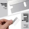 LECEHIVO 1200 Pcs Single Edge Razor Blades Industrial Straight Edge Replacement Scraper Box Cutter Glass Paint Scraper Blades for Removing Stickers Decals Labels view 4