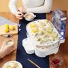 TEOYETTSF Electric Steamer Multifunctional Household Electric Steamer Food Warmer Electric Steamer view 3