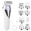 7 in 1 Electric Razor for Women Rechargeable Bikini Trimmer for Legs, Bikini, Face, Lips Hairs, Cordless Lady Facial Hair Removal Women's Electric Shaver Kit, Wet/Dry Use view 1
