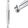 QWALIT 1pcs Piercing Assistant Tool Barbell Jewelry Clamps Pliers Piercing Catch Stainless Steel Tweezers for Tongue Rings Labret Lip Studs Flat Back Earrings Holder Changing Jewelry Removal Tools view 1