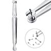QWALIT 1pcs Piercing Assistant Tool Barbell Jewelry Clamps Pliers Piercing Catch Stainless Steel Tweezers for Tongue Rings Labret Lip Studs Flat Back Earrings Holder Changing Jewelry Removal Tools view 3