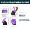 9-Piece Pet Clipper Guard Combs Set for A5 Detachable Blades (#10#15#30) view 3