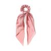 12 PCS Knotted Bow Hair Scrunchies Elastic Hair Ties Bands Satin Hair Ribbon Scrunchy Ponytail Holder Hair Accessories for Women Ladies Girls, Dark Pink view 1