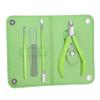4 Pcs/Set Cuticle Trimmer Cuticle Remover with Cuticle Pusher Stainless Steel Pedicure Manicure Tool Nails Care Tool view 1