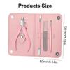 4 Pcs/Set Cuticle Trimmer Cuticle Remover with Cuticle Pusher Stainless Steel Pedicure Manicure Tool Nails Care Tool view 3