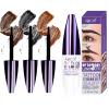 3PCS QICIY Easy Peel-Off Eyebrow Gel- QICIY Peel Off Tattoo Eyebrow Eye Brow Tint Waterproof & Sweatproof For All Skin Tones (All) view 1