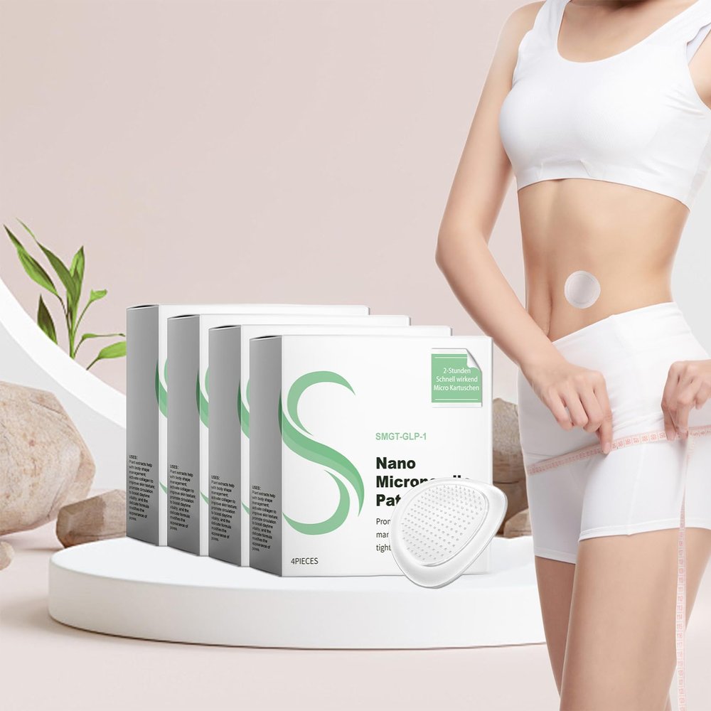 4 Pieces Micro-Needle Plaster, ProRenew HA+ Microneedle System, SkinLuxe Rejuvenating Hydrogel Face Plasters (4 Pack)