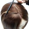 IVGTOP Highlight Blonde Silk Skin Base Topper with Lace Front Remy Human Hair Topper for Women Silk Top Toupee with Clips in (8x8inch, 16inch, Closed Weft) view 4