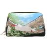 YVNKHKU Makeup Bag Women Toiletrie Showe Brush Skin Care Travel Organizer Purse Me Large Makeup Purse Accessories & ToteThe birds in the small town view 1