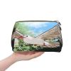 YVNKHKU Makeup Bag Women Toiletrie Showe Brush Skin Care Travel Organizer Purse Me Large Makeup Purse Accessories & ToteThe birds in the small town view 4